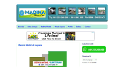 Desktop Screenshot of madinarental.com